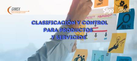 Clasificación y control para productos y servicios