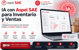 IA con Aspel SAE- automatiza reportes, inventario y ventas