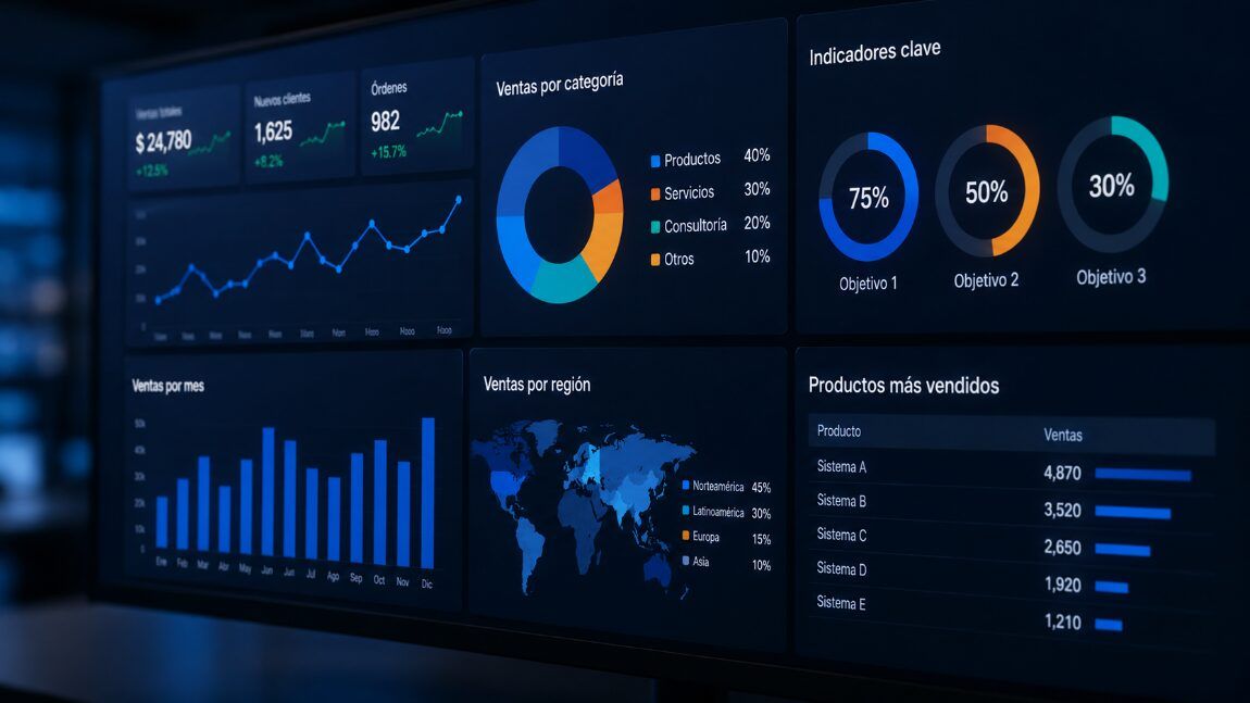 Indicadores y dashboards para empresas y PyMEs en México
